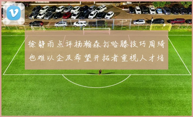 徐静雨点评杨瀚森打哈滕技巧周琦也难以企及希望开拓者重视人才培养